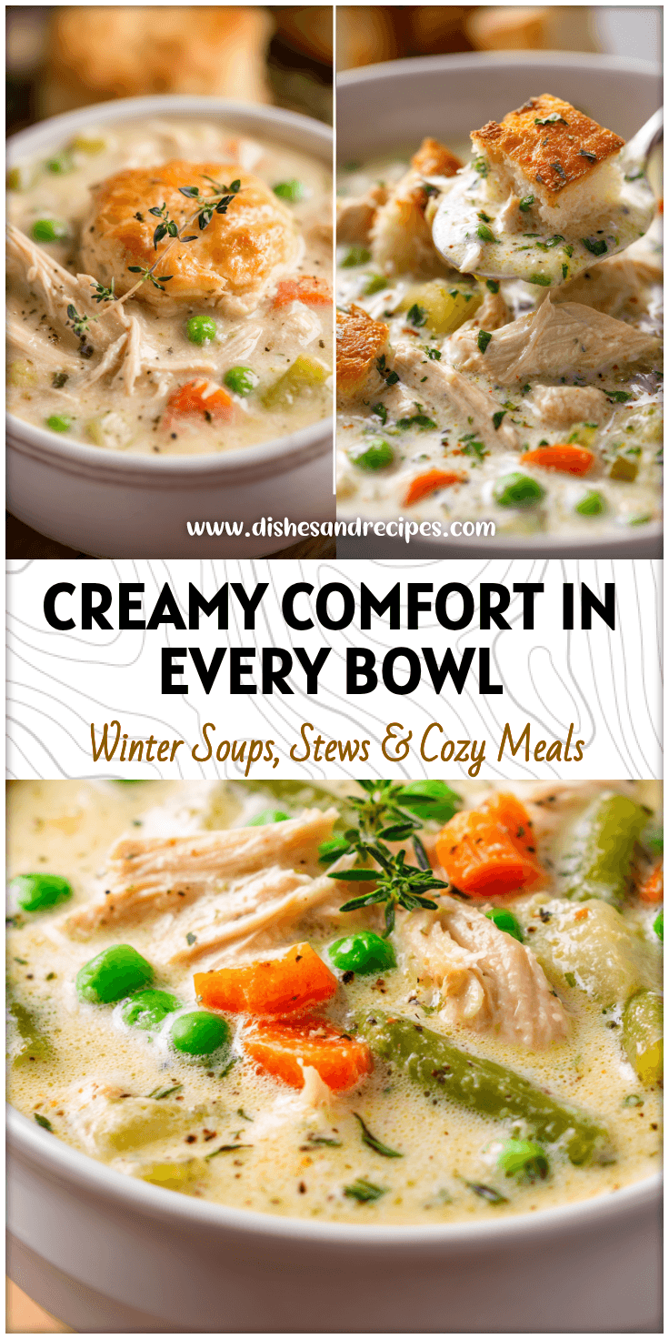 Easy Chicken Pot Pie Soup – Creamy Comfort for Cozy Nights
